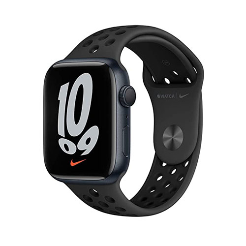 ساعت هوشمند اپل واچ سری 7 مدل 45mm Aluminum Case with Nike Sport Band