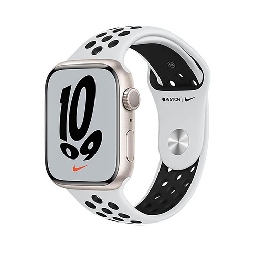 ساعت هوشمند اپل واچ سری 7 مدل 41mm Aluminum Case with Nike Sport Band